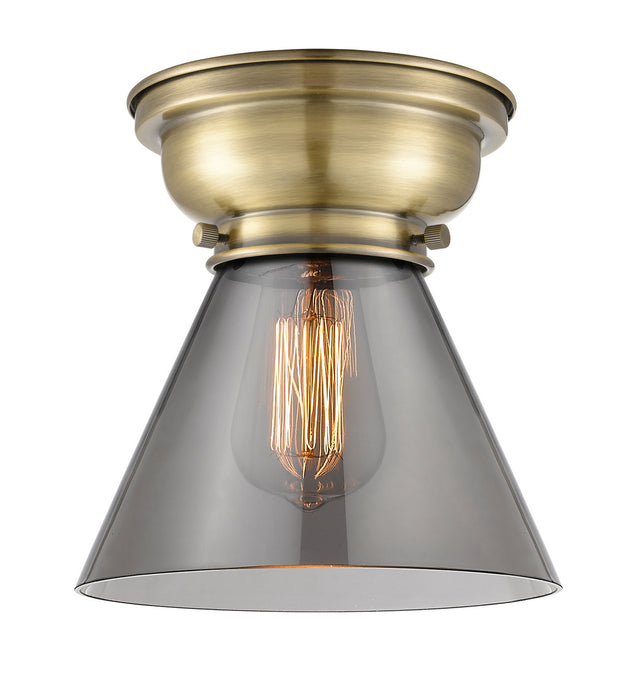 Innovations 623-1F-AB-G43-LED LED Flush Mount, Antique Brass