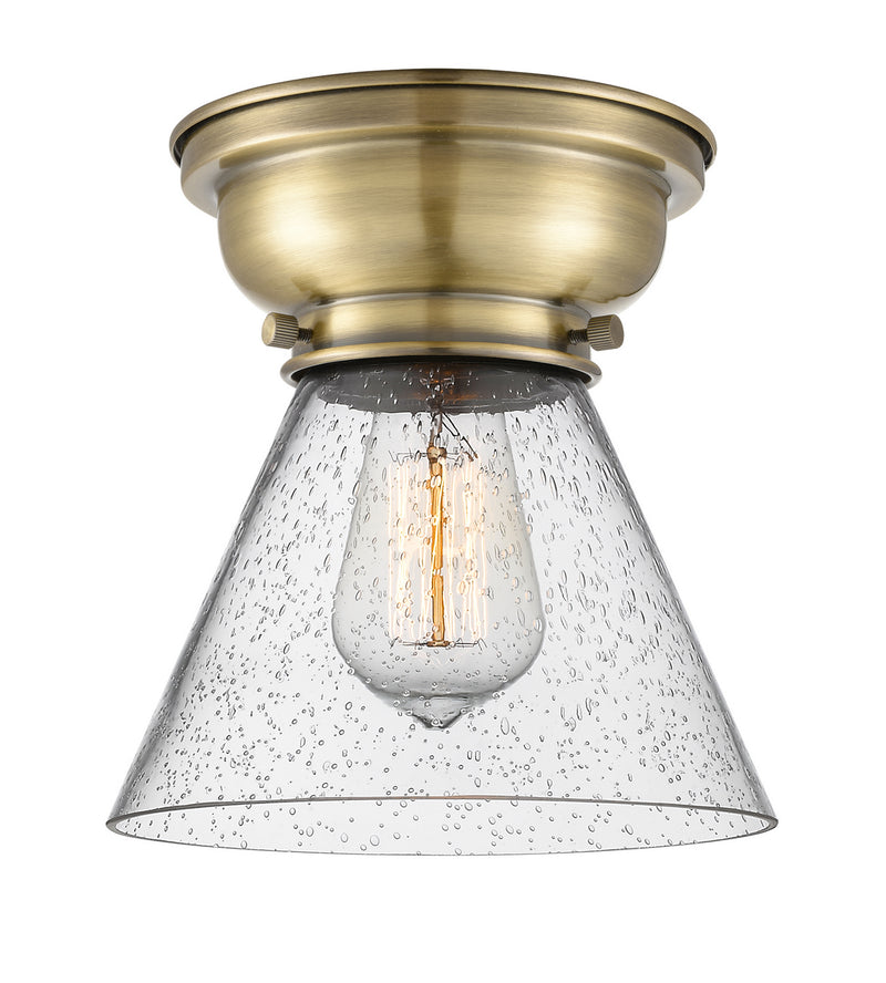 Innovations 623-1F-AB-G44-LED LED Flush Mount, Antique Brass
