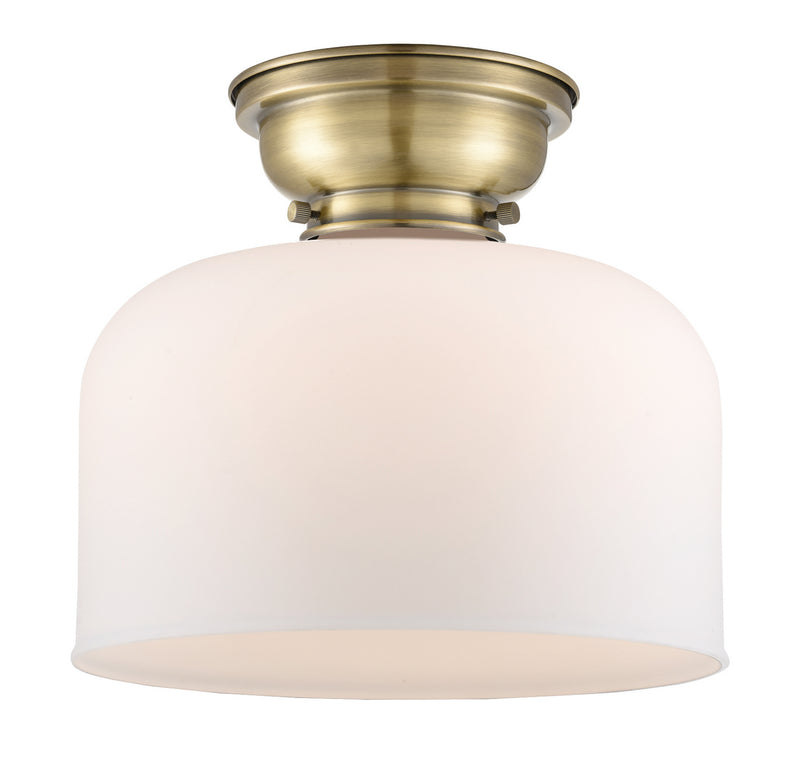 Innovations 623-1F-AB-G71-L-LED LED Flush Mount, Antique Brass