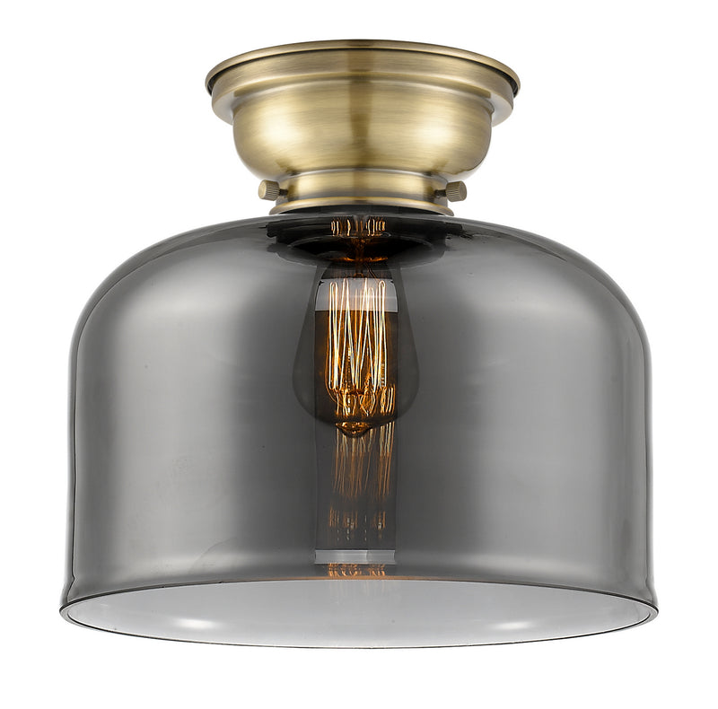 Innovations 623-1F-AB-G73-L-LED LED Flush Mount, Antique Brass