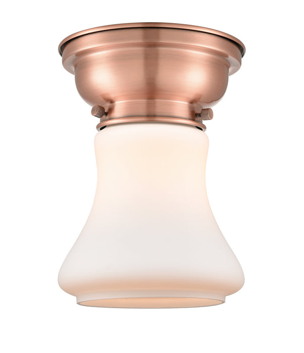 Innovations 623-1F-AC-G191-LED LED Flush Mount, Antique Copper