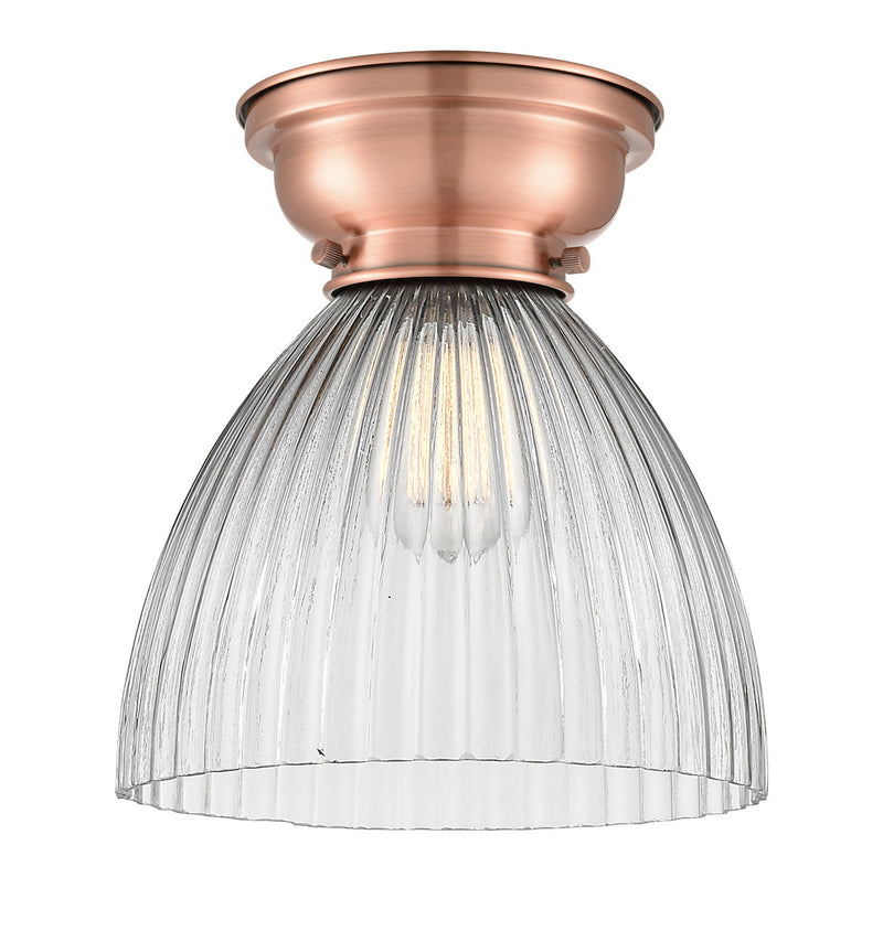 Innovations 623-1F-AC-G222-LED LED Flush Mount, Antique Copper