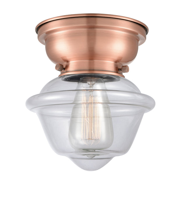 Innovations 623-1F-AC-G532-LED LED Flush Mount, Antique Copper
