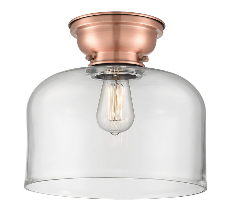 Innovations 623-1F-AC-G72-L-LED LED Flush Mount, Antique Copper
