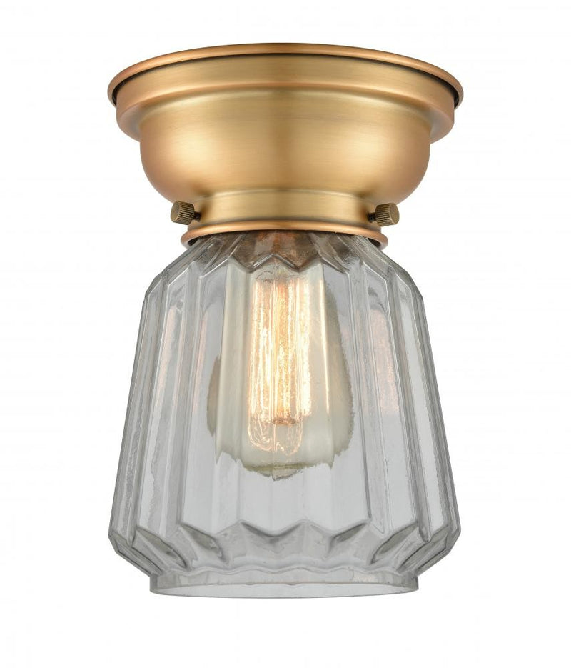 Innovations 623-1F-BB-G142-LED LED Flush Mount, Brushed Brass