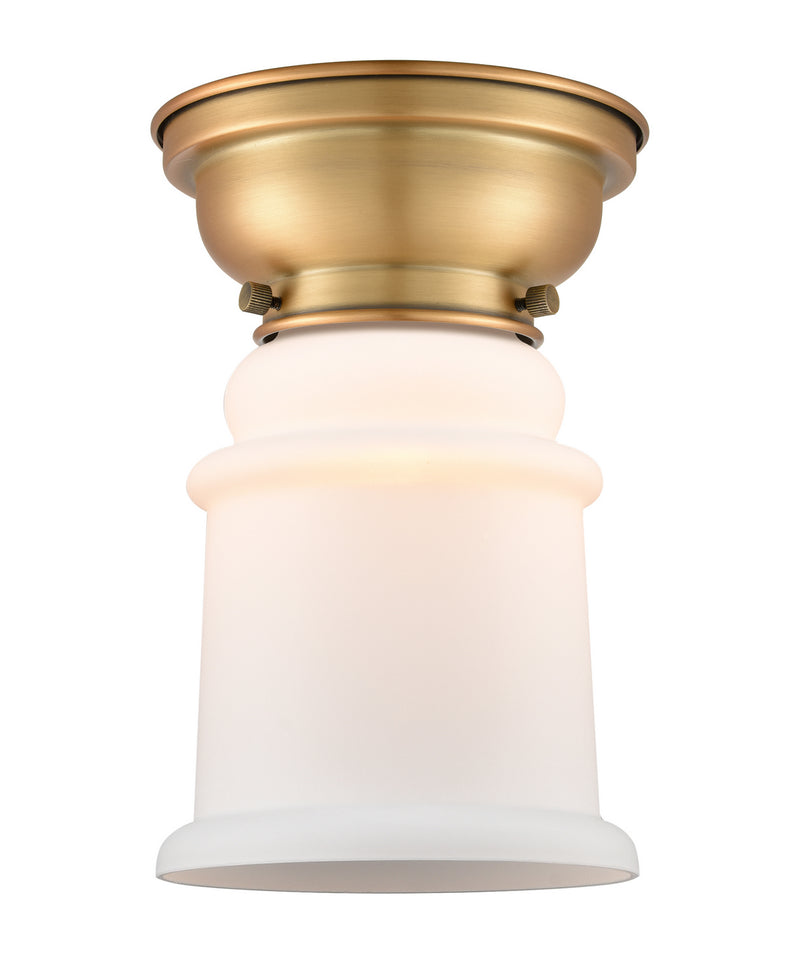 Innovations 623-1F-BB-G181 One Light Flush Mount, Brushed Brass