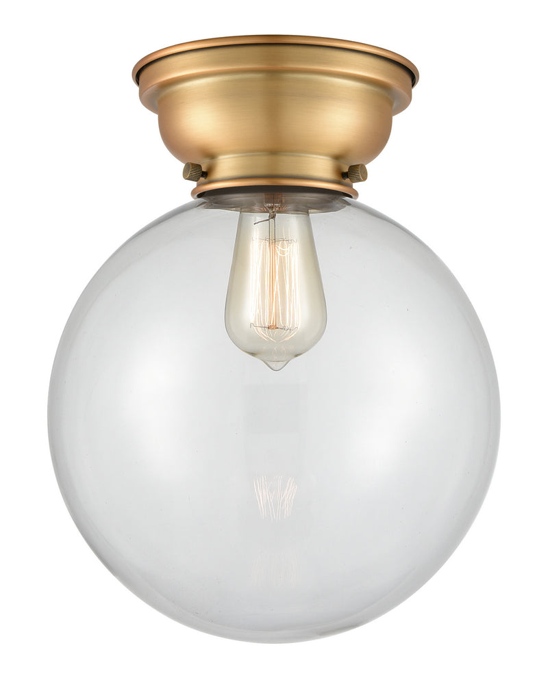 Innovations 623-1F-BB-G202-10-LED LED Flush Mount, Brushed Brass