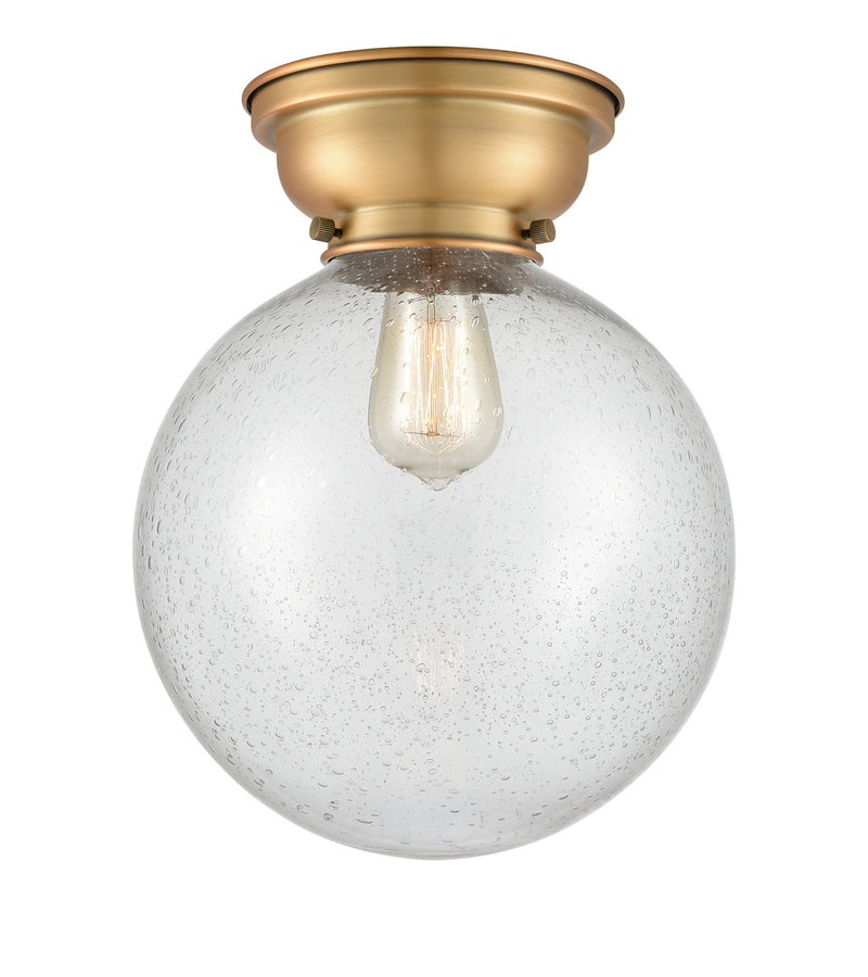 Innovations 623-1F-BB-G204-10-LED LED Flush Mount, Brushed Brass