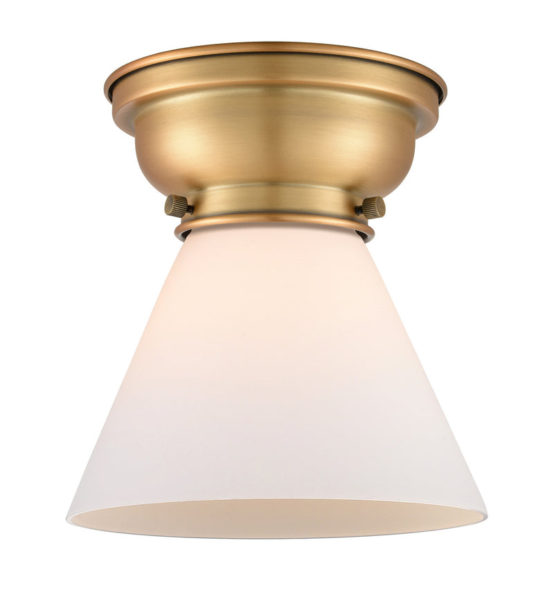 Innovations 623-1F-BB-G41 One Light Flush Mount, Brushed Brass
