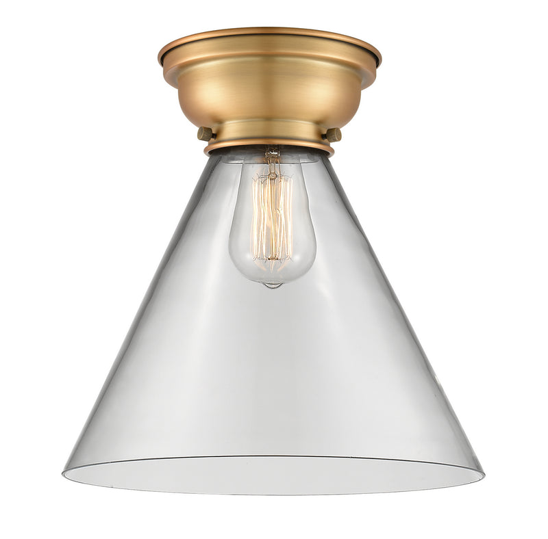 Innovations 623-1F-BB-G42-L One Light Flush Mount, Brushed Brass