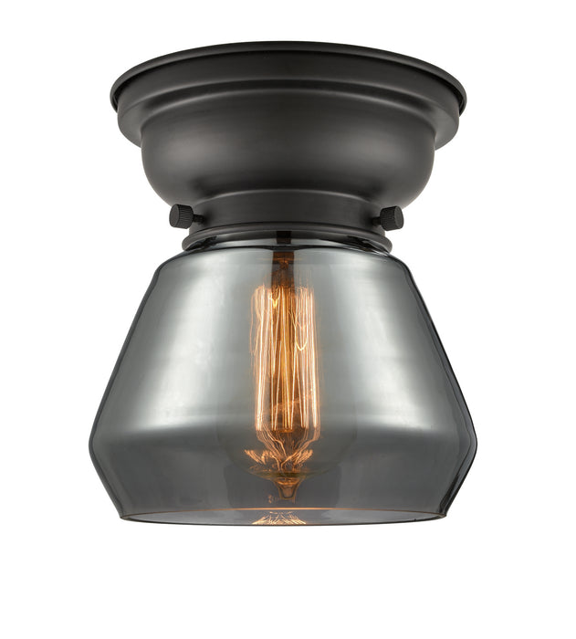 Innovations 623-1F-BK-G173 One Light Flush Mount, Matte Black