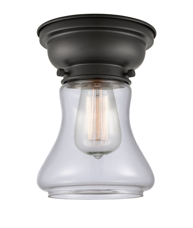 Innovations 623-1F-BK-G192-LED LED Flush Mount, Matte Black