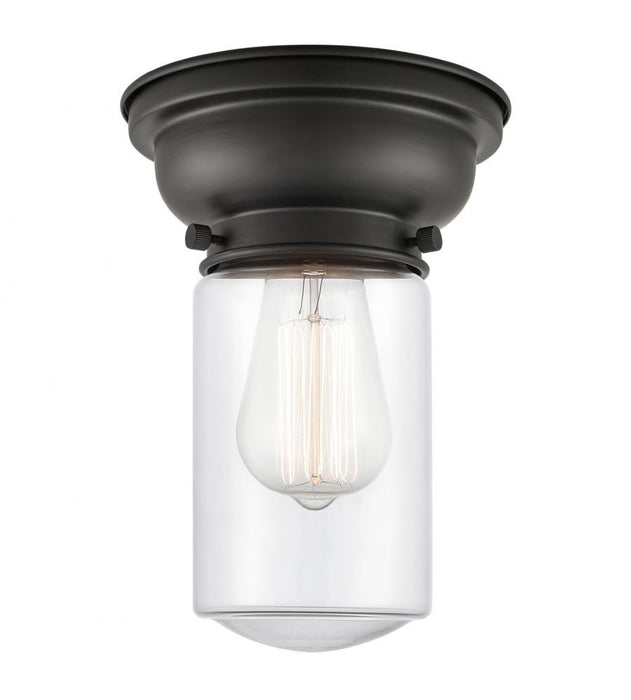 Innovations 623-1F-BK-G312-LED LED Flush Mount, Matte Black