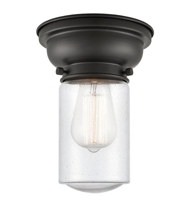 Innovations 623-1F-BK-G314 One Light Flush Mount, Matte Black