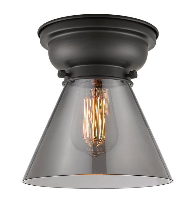 Innovations 623-1F-BK-G43 One Light Flush Mount, Matte Black