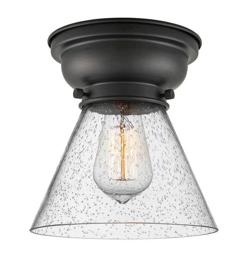 Innovations 623-1F-BK-G44-LED LED Flush Mount, Matte Black