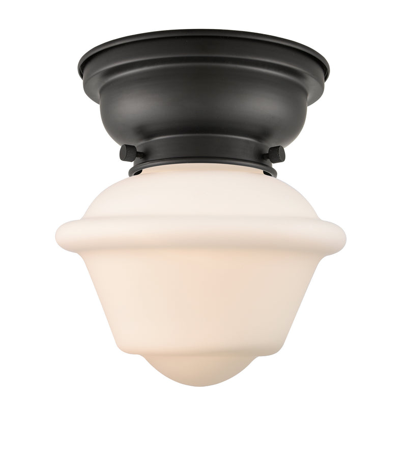 Innovations 623-1F-BK-G531 One Light Flush Mount, Matte Black