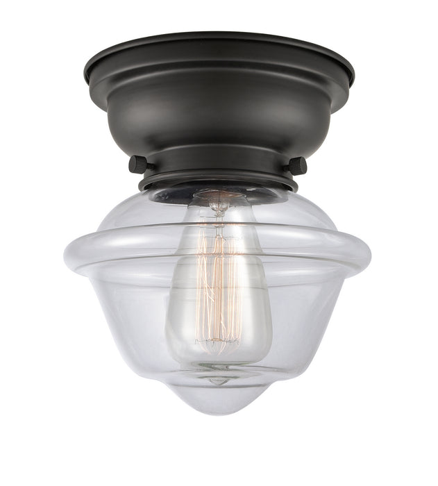 Innovations 623-1F-BK-G532 One Light Flush Mount, Matte Black