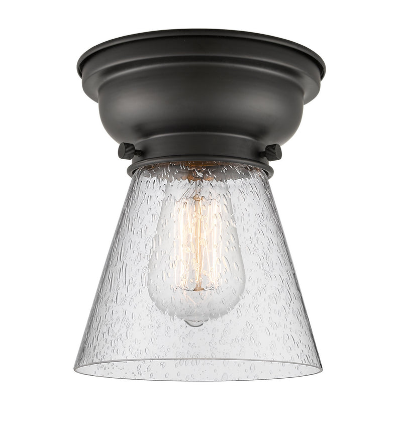 Innovations 623-1F-BK-G64 One Light Flush Mount, Matte Black