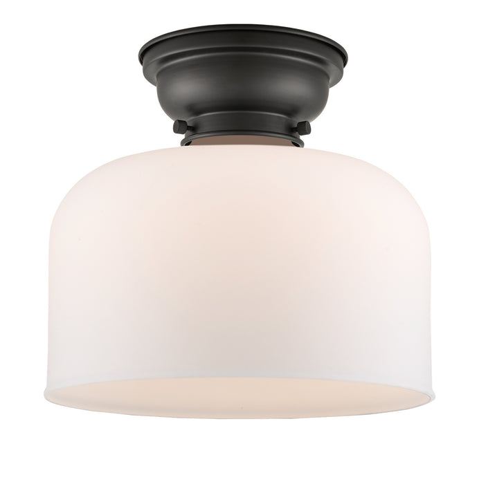Innovations 623-1F-BK-G71-L One Light Flush Mount, Matte Black