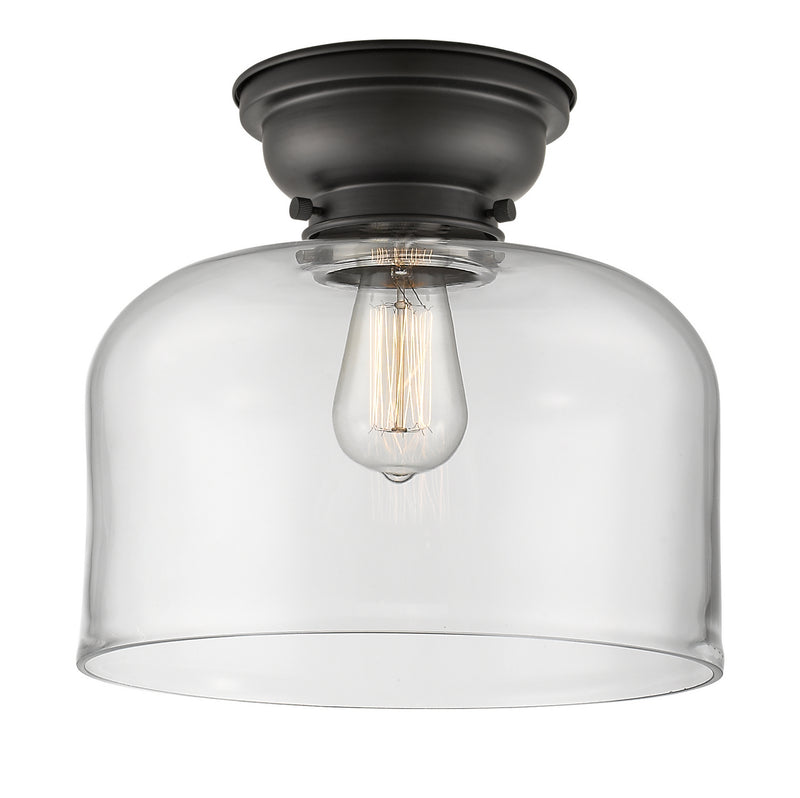 Innovations 623-1F-BK-G72-L-LED LED Flush Mount, Matte Black