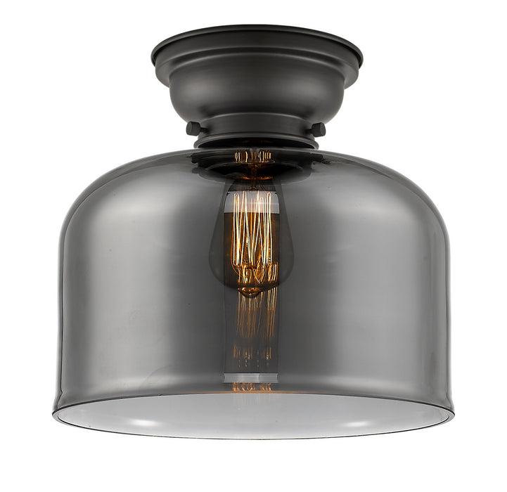 Innovations 623-1F-BK-G73-L One Light Flush Mount, Matte Black