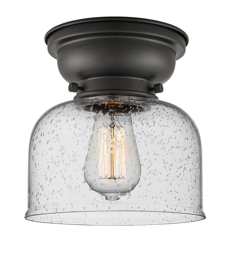 Innovations 623-1F-BK-G74 One Light Flush Mount, Matte Black