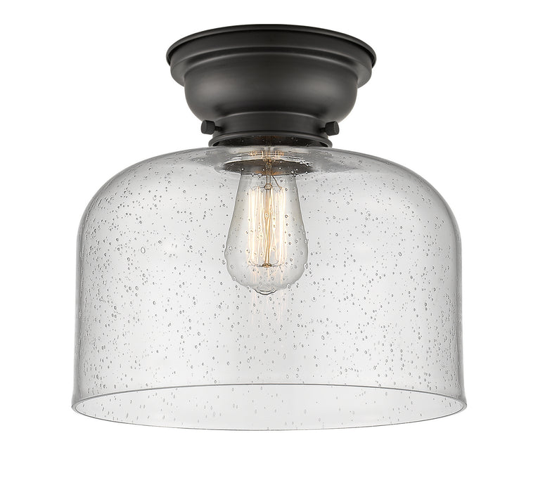 Innovations 623-1F-BK-G74-L-LED LED Flush Mount, Matte Black