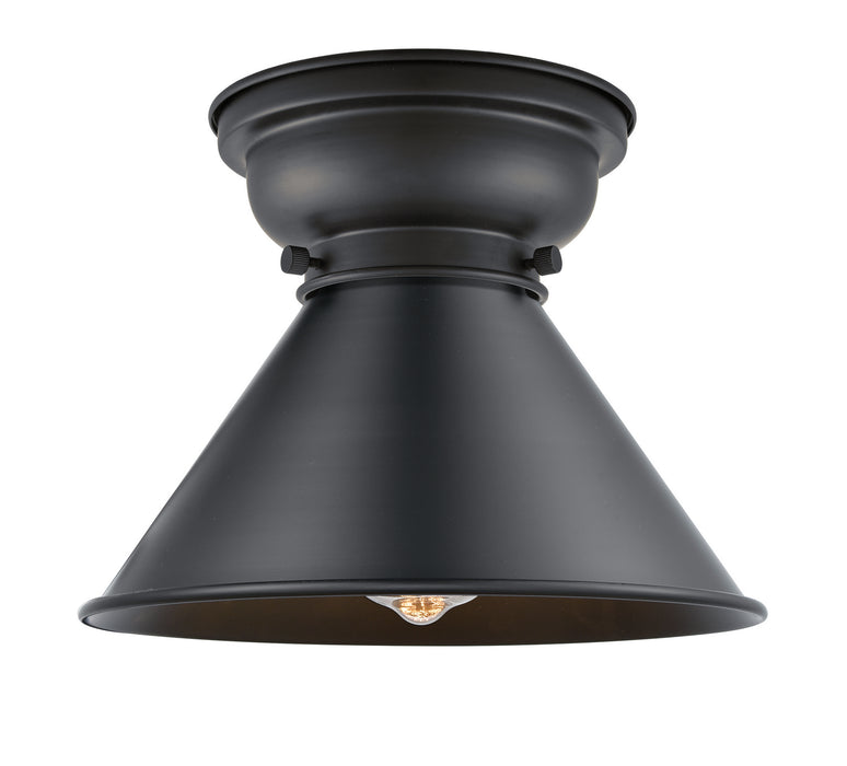 Innovations 623-1F-BK-M10-BK One Light Flush Mount, Matte Black