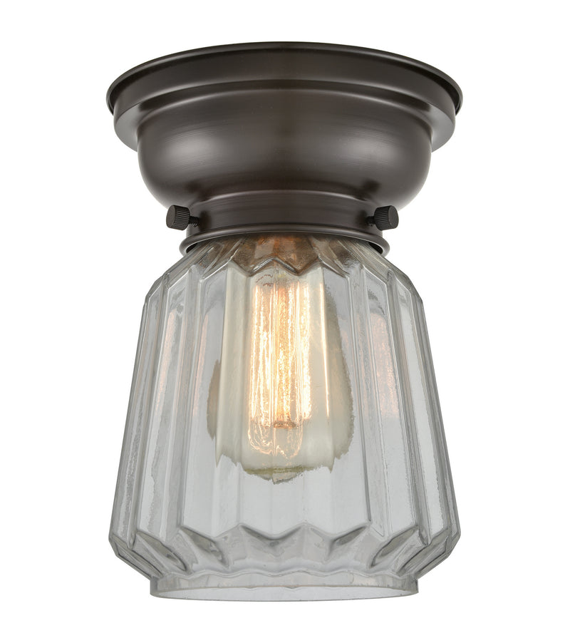 Innovations 623-1F-OB-G142-LED LED Flush Mount, Oil Rubbed Bronze