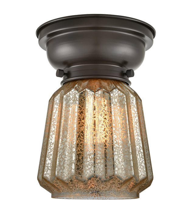 Innovations 623-1F-OB-G146 One Light Flush Mount, Oil Rubbed Bronze