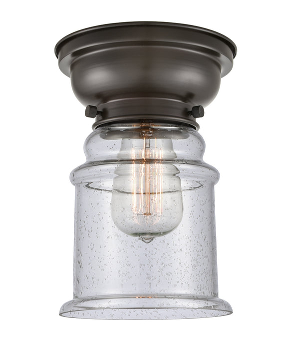 Innovations 623-1F-OB-G184 One Light Flush Mount, Oil Rubbed Bronze