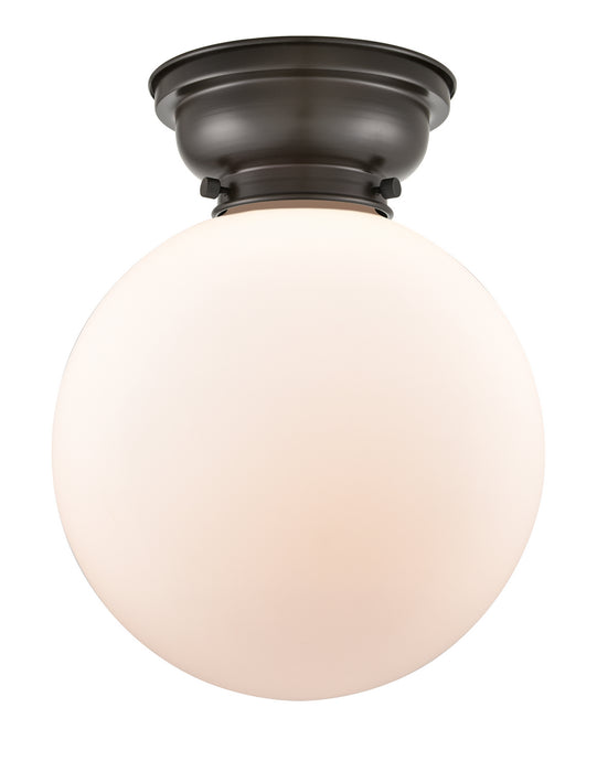 Innovations 623-1F-OB-G201-10 One Light Flush Mount, Oil Rubbed Bronze