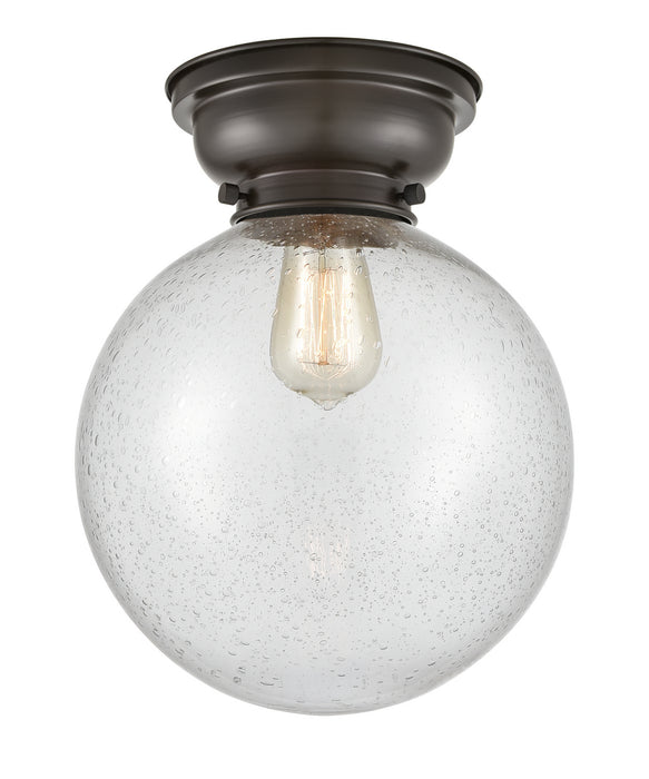 Innovations 623-1F-OB-G204-10 One Light Flush Mount, Oil Rubbed Bronze