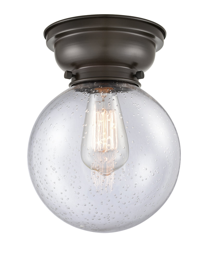 Innovations 623-1F-OB-G204-8-LED LED Flush Mount, Oil Rubbed Bronze