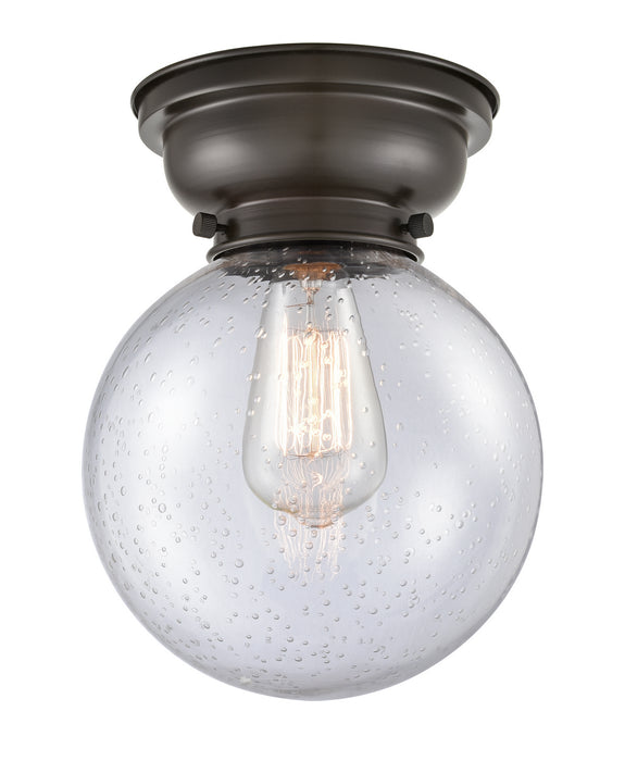 Innovations 623-1F-OB-G204-8-LED LED Flush Mount, Oil Rubbed Bronze