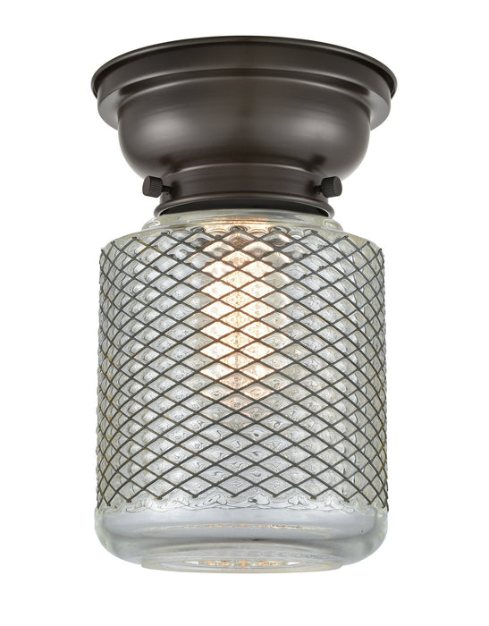 Innovations 623-1F-OB-G262 One Light Flush Mount, Oil Rubbed Bronze
