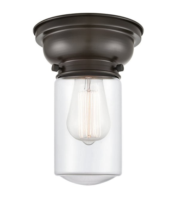 Innovations 623-1F-OB-G312 One Light Flush Mount, Oil Rubbed Bronze