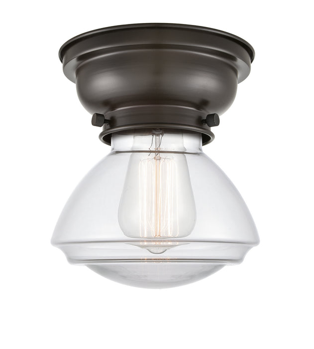 Innovations 623-1F-OB-G322 One Light Flush Mount, Oil Rubbed Bronze
