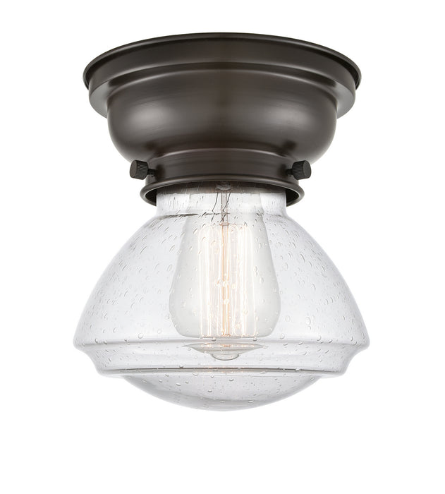 Innovations 623-1F-OB-G324 One Light Flush Mount, Oil Rubbed Bronze