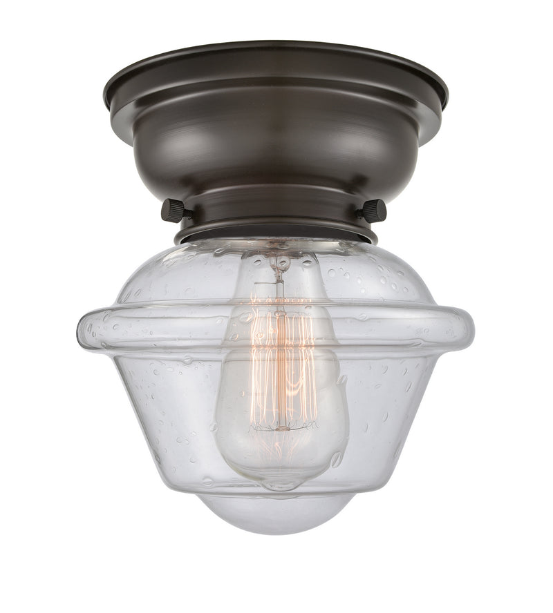Innovations 623-1F-OB-G534 One Light Flush Mount, Oil Rubbed Bronze