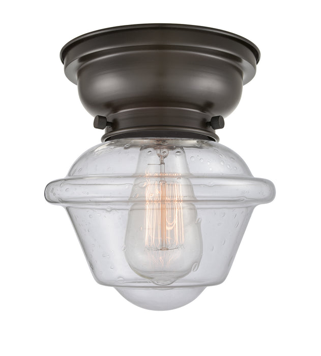 Innovations 623-1F-OB-G534 One Light Flush Mount, Oil Rubbed Bronze