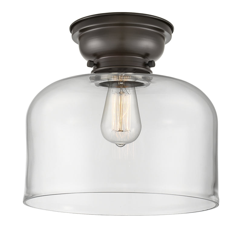 Innovations 623-1F-OB-G72-L One Light Flush Mount, Oil Rubbed Bronze