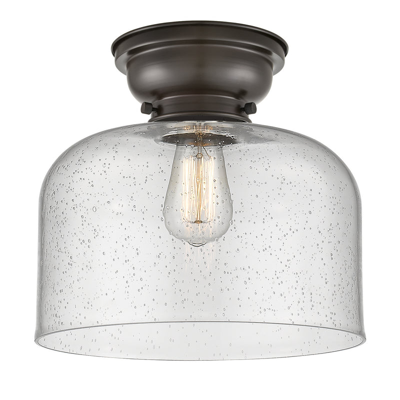 Innovations 623-1F-OB-G74-L One Light Flush Mount, Oil Rubbed Bronze