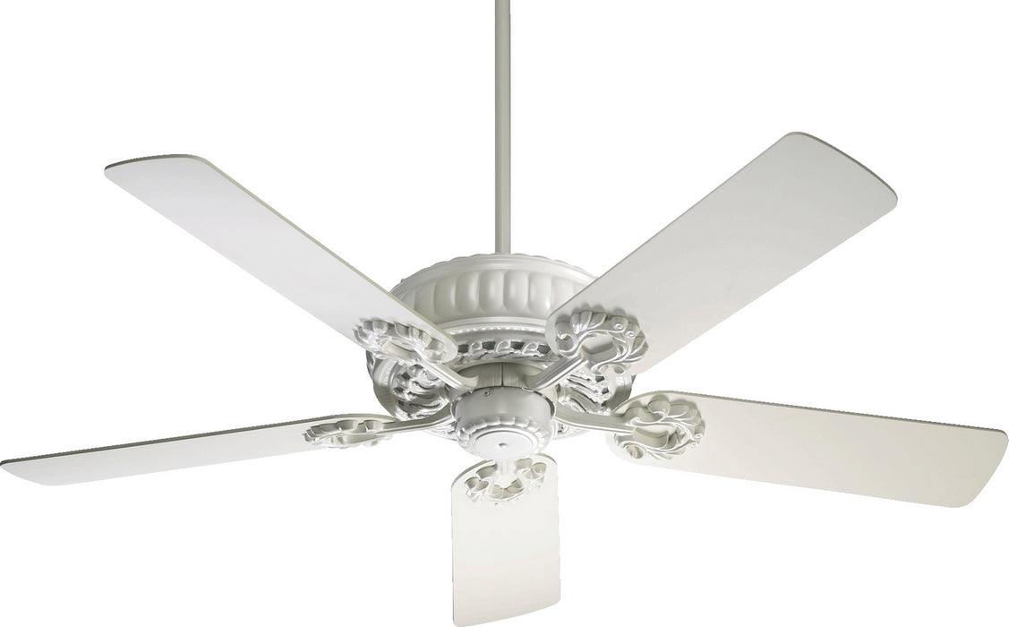 Quorum 35525-8 52" Ceiling Fan, Studio White