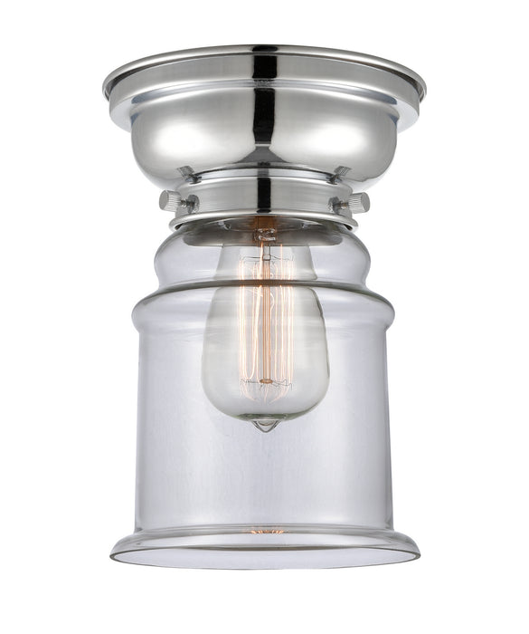 Innovations 623-1F-PC-G182 One Light Flush Mount, Polished Chrome
