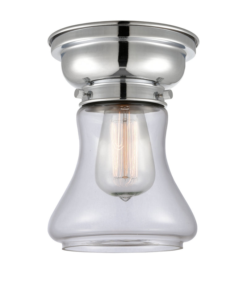Innovations 623-1F-PC-G192 One Light Flush Mount, Polished Chrome