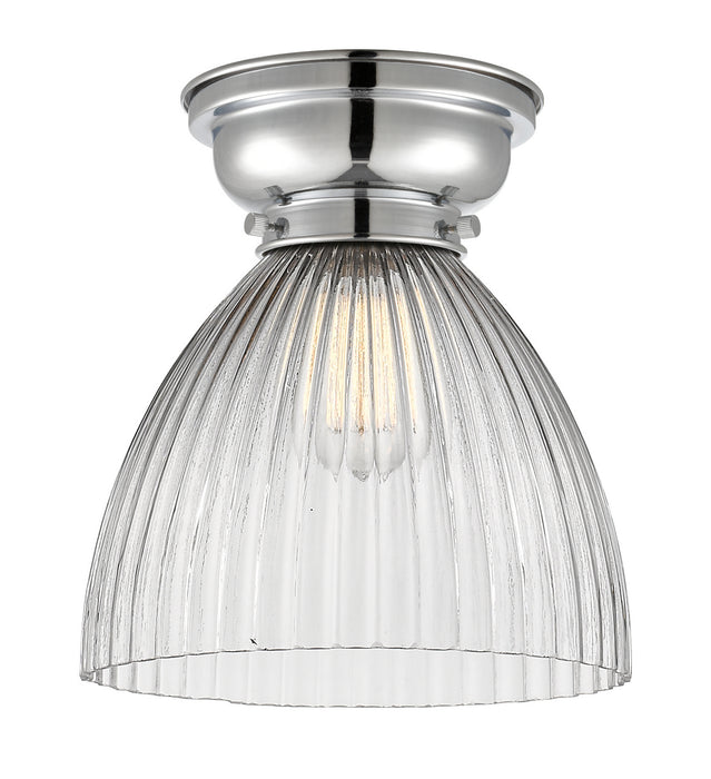 Innovations 623-1F-PC-G222 One Light Flush Mount, Polished Chrome