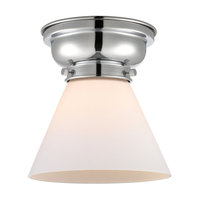 Innovations 623-1F-PC-G41 One Light Flush Mount, Polished Chrome