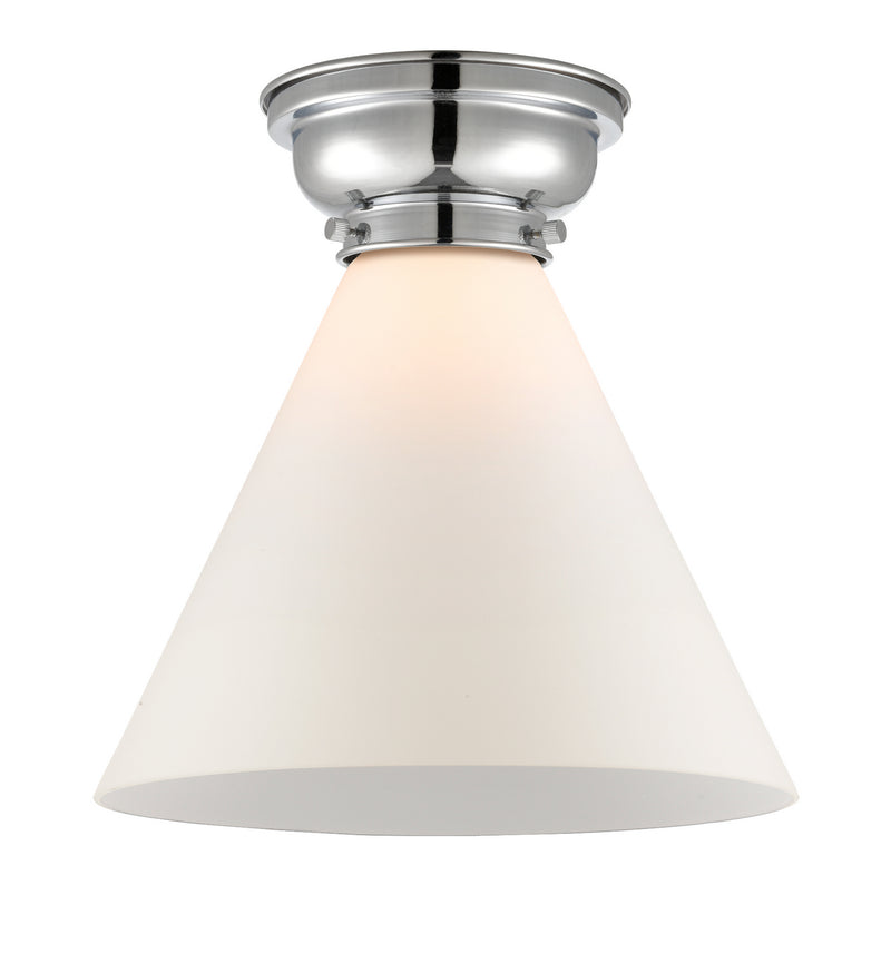 Innovations 623-1F-PC-G41-L One Light Flush Mount, Polished Chrome